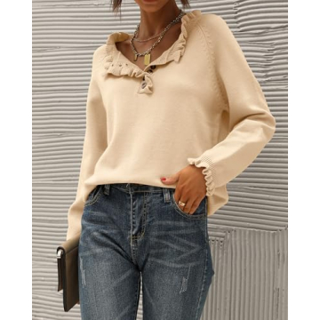 BTFBM Womens Soft Cozy Sweaters for Stylish Comfort