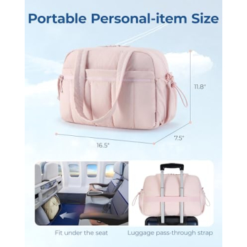 BAGSMART Gym Bag Women Stylish Duffle Bag for Travel