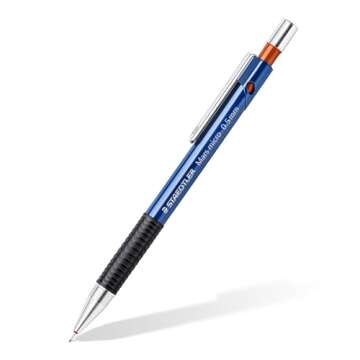 Staedtler Mars micro Precision Retractable Mechanical Pencil for Writing, Drawing, Engineering Drafting, 0.5mm Lead, 775 05