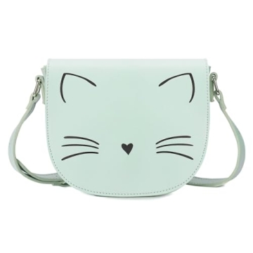 Gladdon Crossbody Bags for Teen Girls Small Fashion Preteen Purses Cat Birthday Gift for Girl Green ...