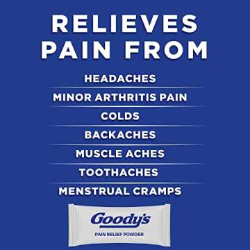 Goody's Pain Relief Powders, Extra Strength Headache Powder, 50 ct (Pack of 1)