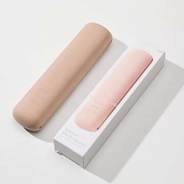 CORNERIA Magnet Buckle Makeup Brush Holder, Portable Silicone Makeup Brush Case Eco-Friendly for Business