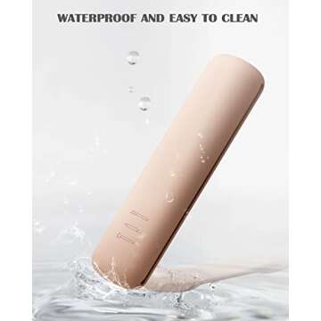 CORNERIA Magnet Buckle Makeup Brush Holder, Portable Silicone Makeup Brush Case Eco-Friendly for Business