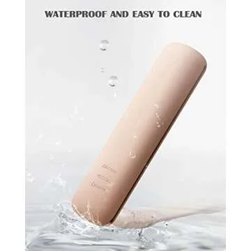 CORNERIA Magnet Buckle Makeup Brush Holder, Portable Silicone Makeup Brush Case Eco-Friendly for Business