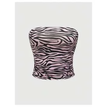 SHENHE Women's Stylish Tube Tops Pack - Perfect for Summer