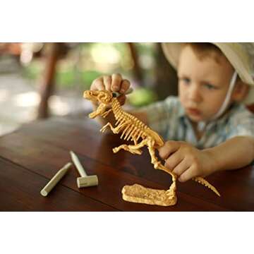 Science4you T Rex Fossil Digging Kit for Kids - T Rex Dinosaurs for Kids, Excavate and Assemble 10 Pieces, Digging Kit for Kids + Dino Toys and Games for Kids, Gifts for 6+ Year Old Boys and Girls