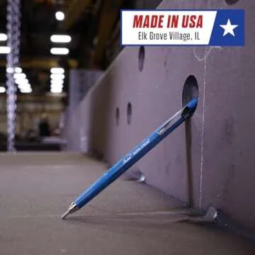 Hot Max 27016 Markal Silver-Streak Round Metal Marker with 6 Refills