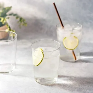 Libbey Café Tumbler Glasses Set of 8 - 19oz for All Beverages