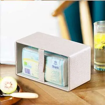 Stylish PU Leather Tissue Box Cover for Home Decor