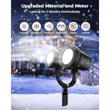 Enchanting Christmas Projector Lights for Outdoor Use