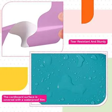 TaoBary 6 Rolls Colorful Bulletin Board Borders, Scalloped Trim Spring Bulletin Board Decorations for Rolling Whiteboard Cork Posterboard Party Classroom Decor(Summer Color,196.8 ft)