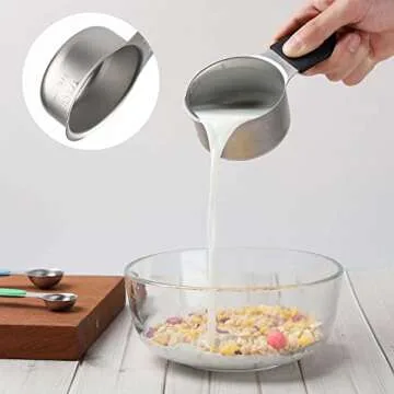 Magnetic Measuring Cups and Spoons Set for Precise Cooking