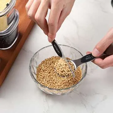 Magnetic Measuring Cups and Spoons Set for Precise Cooking