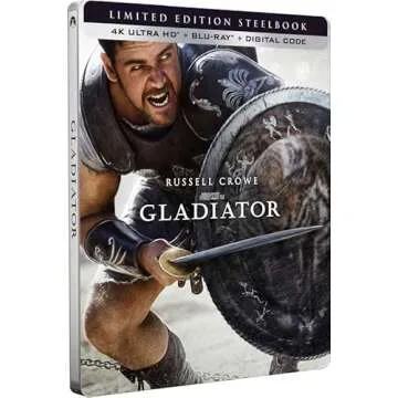 Gladiator [4K UHD STEELBOOK + Blu-Ray + Digital Copy]