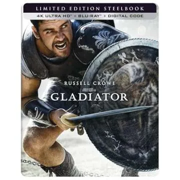 Gladiator [4K UHD STEELBOOK + Blu-Ray + Digital Copy]
