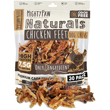 Mighty Paw Naturals Chicken Feet Treats for Dogs