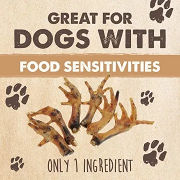 Mighty Paw Naturals Chicken Feet Treats for Dogs
