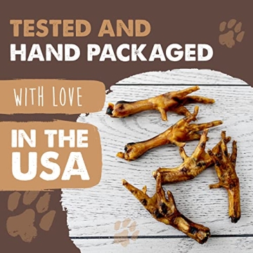 Mighty Paw Naturals Chicken Feet Treats for Dogs