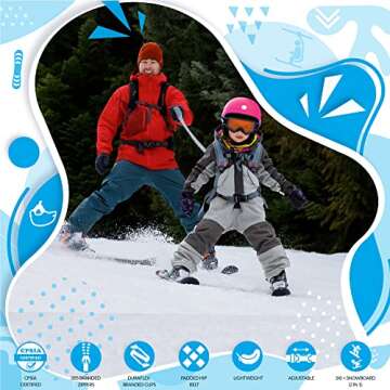 Sklon Ski and Snowboard Harness Trainer Backpack for Kids - Teach Your Child The Fundamentals of Skiing and Snowboarding