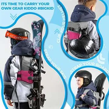 Sklon Ski and Snowboard Harness Trainer Backpack for Kids - Teach Your Child The Fundamentals of Skiing and Snowboarding