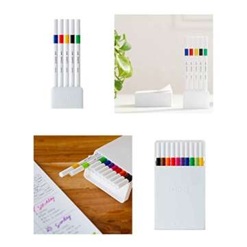 Water-Based Pen Water Resistant Acute Pigment Ink EMOTT Ever fine 5 Colors(PEM-SY-5C)