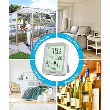 Govee Indoor Hygrometer with Bluetooth and Large Display