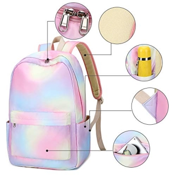 Bluboon School Backpack Set for Girls with Lunch Bag