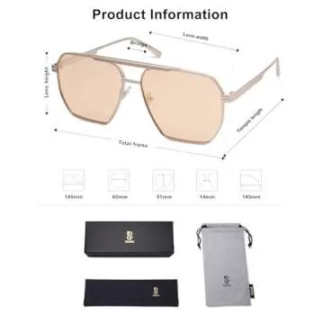 Shop SOJOS Oversized Polarized Sunglasses for Stylish Protection