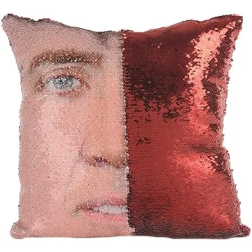 Funny Gag Gift Rackynass Nicolas Cages Pillow Cover 16x16