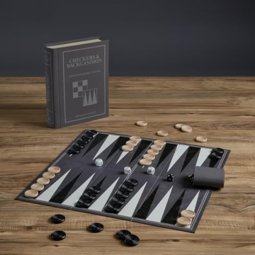 Checkers and Backgammon Vintage Bookshelf Edition