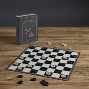 Checkers and Backgammon Vintage Bookshelf Edition