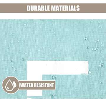 DOKEHOM Slim Laundry Basket with Wheels & Leather Handle