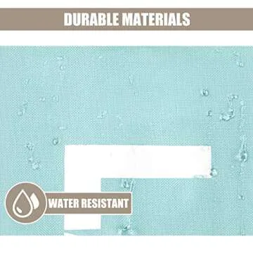 DOKEHOM Slim Laundry Basket with Wheels & Leather Handle