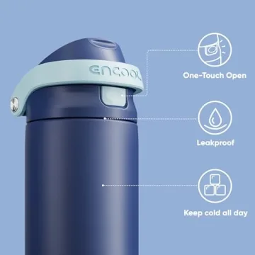 Encool SwiftSip Insulated Water Bottle - Keep Drinks Fresh