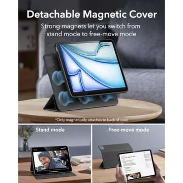 ESR iPad Air Case M2 2024 with Pencil Holder & Stand