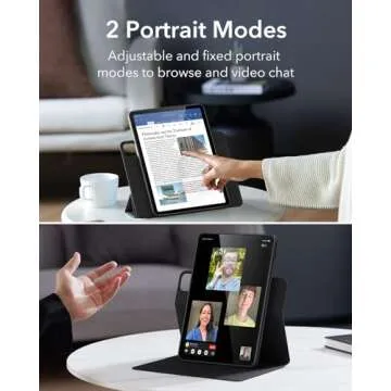 ESR iPad Air Case M2 2024 with Pencil Holder & Stand