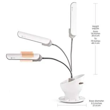 OttLite 13W Craft Space Organizer - Portable, Compact, Desk Organizer