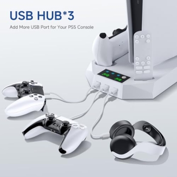 PS5 Cooling Station with Dual Charging & Turbo Fan