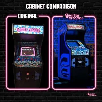 Bubble Bobble Mini Arcade - Authentic Wooden Replica 1/4 Scale