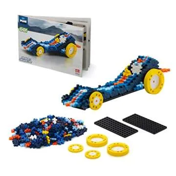 PLUS PLUS - GO! Desert Dragster - 275 Pieces - Model Vehicle Building Stem/Steam Toy, Interlocking M...