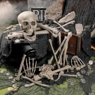 Fun Express Bag of Skeleton Bones - 28 Piece Set