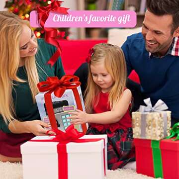 Piggy Bank for Kids Boys Girls Money Bank Machine with Password Cute ATM Piggy Bank Coin Can Electronic Auto Scroll Paper Money Saving Box Toy Christmas Birthday Gifts for 3 4 5 6 7 8 9 Year Old