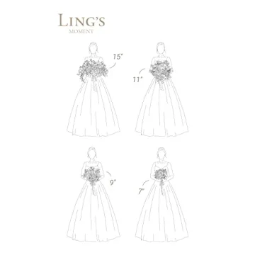 Marsala Artificial Bridal Bouquet Perfect for Weddings and Anniversaries