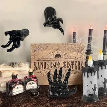 Halloween Decorations,3-Pack Wall Sculptures Horror Deco Hands,Fake Hand Halloween Decor Prop for Gothic Wall Decorations, Halloween Scary Atmosphere Decorations Indoor