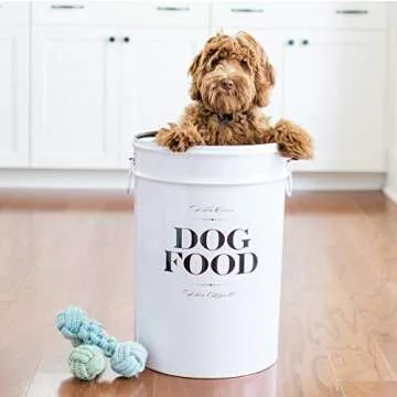 Harry Barker Bon Chien Dog Food Storage Canisters for 40lbs