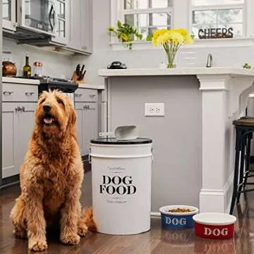 Harry Barker Bon Chien Dog Food Storage Canisters for 40lbs