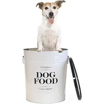 Harry Barker Bon Chien Dog Food Storage Canisters for 40lbs
