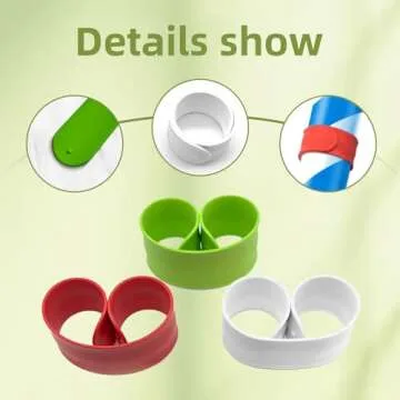 15Pcs Silicone Flip Wraps for Gift Wrapping Organization
