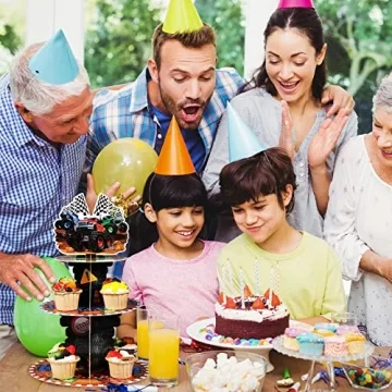 Sunnyray 3 Tier Truck Cupcake Holder for Car-Themed Parties