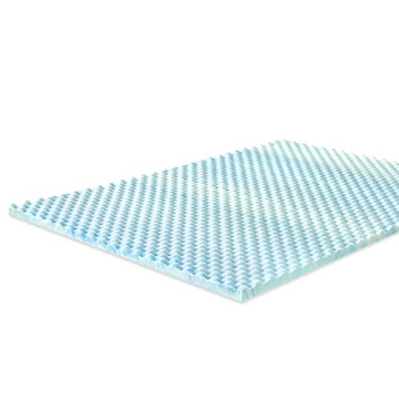 ZINUS 1.5 Inch Cooling Memory Foam Mattress Topper